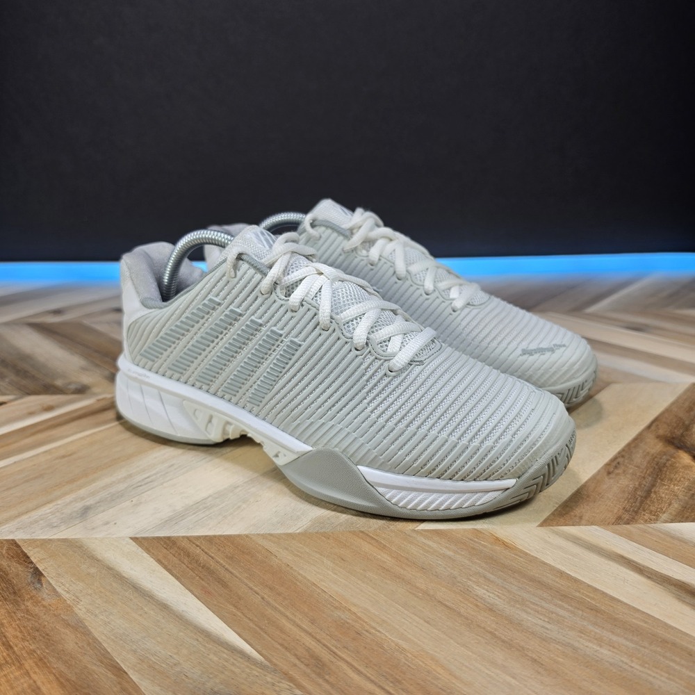 K-Swiss Hypercourt Express 2 Wide Women's 9.5 Gray Tennis Shoes 96807-424-W